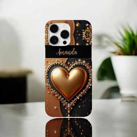 Radiant Heart Diamond Case-Mate iPhone Case