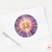 Radiant Heart Ronde Sticker (Envelop)
