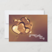 Radiant Hearts RSVP (versie 1) Kaartje (Voorkant)