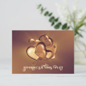 Radiant Hearts RSVP (versie 5) (Staand voorkant)