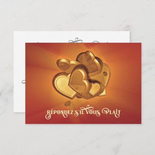 Radiant Hearts RSVP (versie 6) (Voorkant / Achterkant)