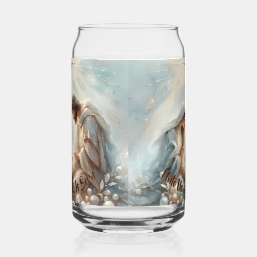 Radiant Holy Family Nativity Scene Blikvorm Glas (Rechts)