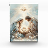 Radiant Holy Family Nativity Scene Fotoblokken (Voorkant)