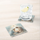 Radiant Holy Family Nativity Scene Kartonnen Onderzetters (Insitu)