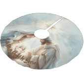 Radiant Holy Family Nativity Scene Kerstboom Rok (Gekanteld)