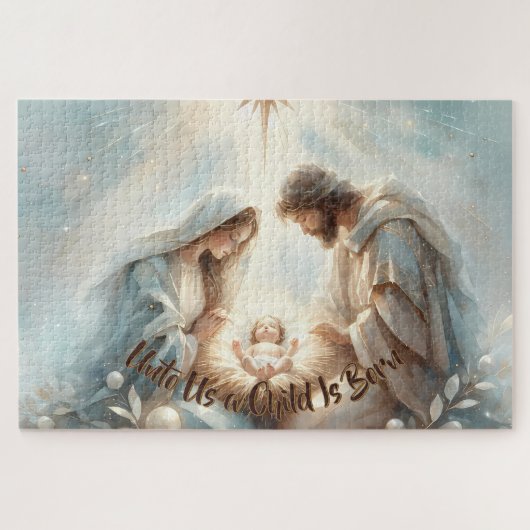 Radiant Holy Family Nativity Scene Legpuzzel (Horizontaal)