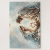 Radiant Holy Family Nativity Scene Legpuzzel (Verticaal)