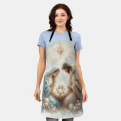 Radiant Holy Family Nativity Scene Schort (Gedragen)