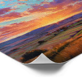 Radiant Horizon: A Symphony of Golden Light Poster (Hoek)