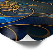 Radiant Innocence - Glas in lood stijl Perfect Poster (Hoek)