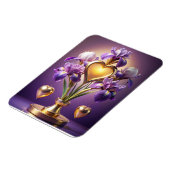 Radiant Iris Blossom 3D Render van Neskie D Magneet (Linkerzijde)