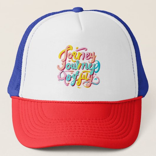 "Radiant Journey Print" Trucker Pet (Voorkant)