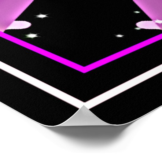 *~* Radiant Lavender Violet Ray Mandala Poster (Hoek)