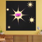 Radiant Light – Modern & Vibrant Style Canvas Afdruk (Insitu (Woonkamer))