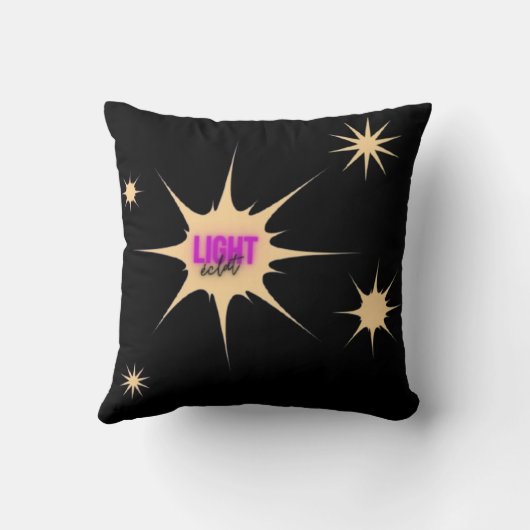 Radiant Light – Modern & Vibrant Style Kussen (Achterkant)
