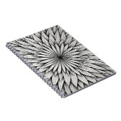 Radiant Line Art Bloom Notitieboek (Rechterzijde)