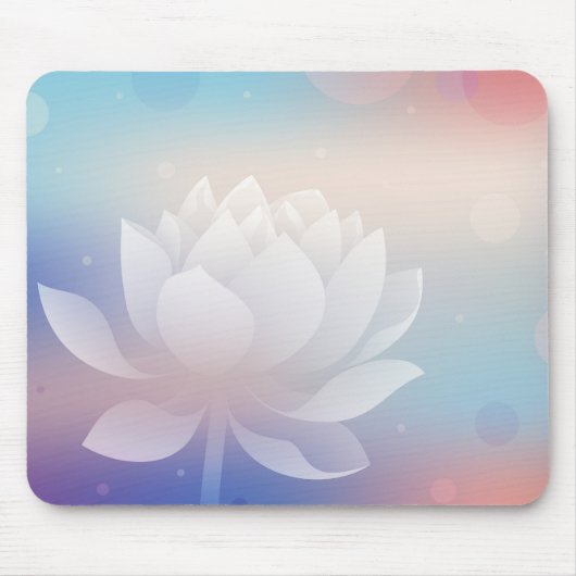 Radiant Lotus Mouse Pad Muismat (Voorkant)