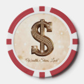 "Radiant Luck Sign" Poker Chips (Voorkant)