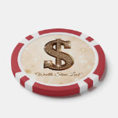 "Radiant Luck Sign" Poker Chips (Enkel)