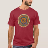 Radiant Mandala Boho Style Design T-shirt (Voorkant)