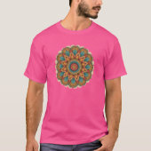 Radiant Mandala Boho Style Design T-shirt (Voorkant)