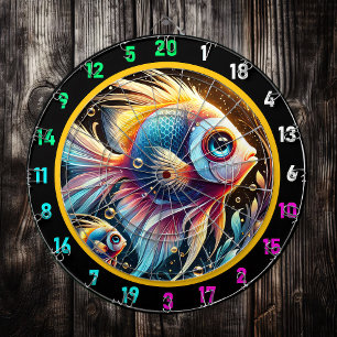 Radiant Marine Life Dartboard Fun Dartbord
