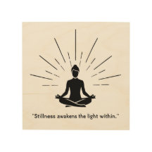 Radiant Meditation Silhouette