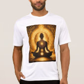Radiant Meditation Silhouette T-shirt (Voorkant)