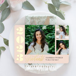 Radiant Moments Folie Afstuderen Uitnodiging