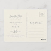 Radiant Multicolor Wildflower Bewaar de datum Briefkaart (Achterkant)