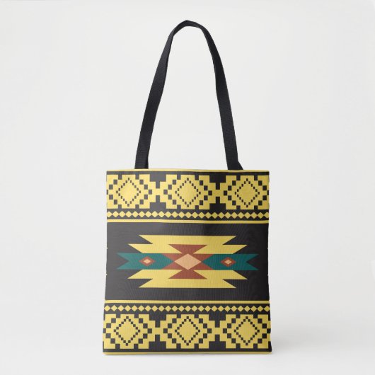 Radiant native Amerikaanse geïnspireerde elegantie Tote Bag (Voorkant)