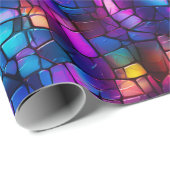 Radiant Neon Glas in lood Cadeaupapier (Rol Hoek)