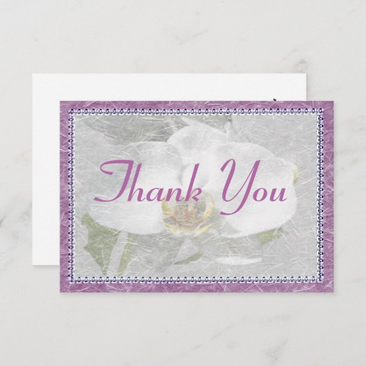 Radiant Orchid Bedankt (Voorkant / Achterkant)