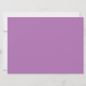 Radiant Orchid Daisy Wedding Uitnodiging (Achterkant)