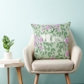 Radiant Orchid en Green Romantic Tree Wedding Kussen (Stoel)