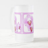 Radiant orchid Floral fotografie / vierkant Lijst Matglas Bierpul (Voorkant links)