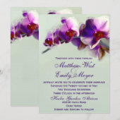 Radiant Orchid Painting Wedding Uitnodiging (Voorkant / Achterkant)