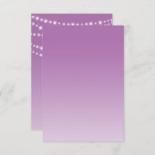 Radiant Orchid Twinkle Lights RSVP (Voorkant / Achterkant)