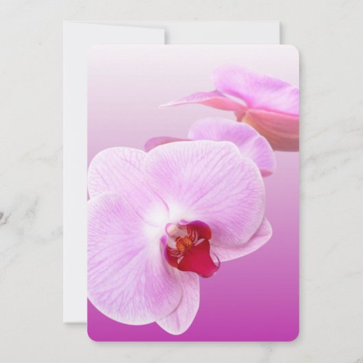 Radiant Orchid Wedding Invitations Kaart (Achterkant)