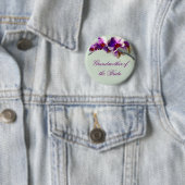 Radiant orchidee schilderen ronde button 5,7 cm (In situ)