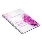 Radiant orchidee trouwgastenboek notitieboek (Rechterzijde)