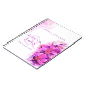 Radiant orchidee trouwgastenboek notitieboek (Linkerzijde)