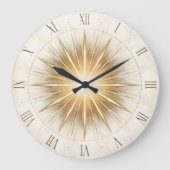Radiant Order — Sunburst Dial Art Grote Klok (Voorkant)