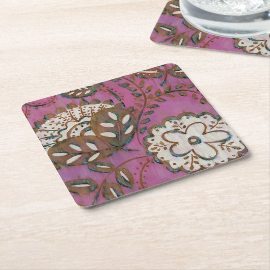 Radiant Ornament I Kartonnen Onderzetters (Schuin)