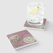 Radiant Ornament I Stenen Onderzetter (Zijkant)