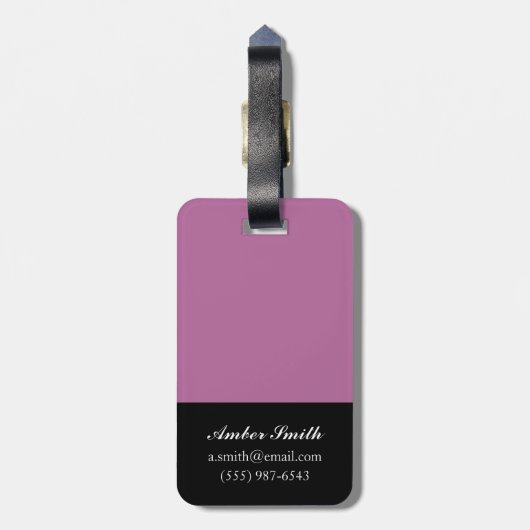 Radiant Ornament II Bagagelabel (Achterkant verticaal)