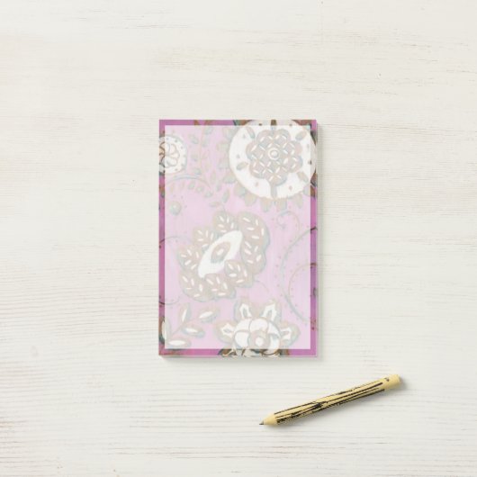 Radiant Ornament II Post-it® Notes (Op bureau)