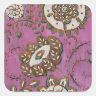 Radiant Ornament II Vierkante Sticker