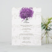 Radiant Paars Heart Leaf Tree Wedding (Staand voorkant)