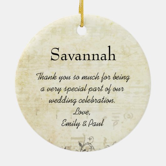 Radiant Paars Heart Leaf Tree Wedding Keramisch Ornament (Achterkant)